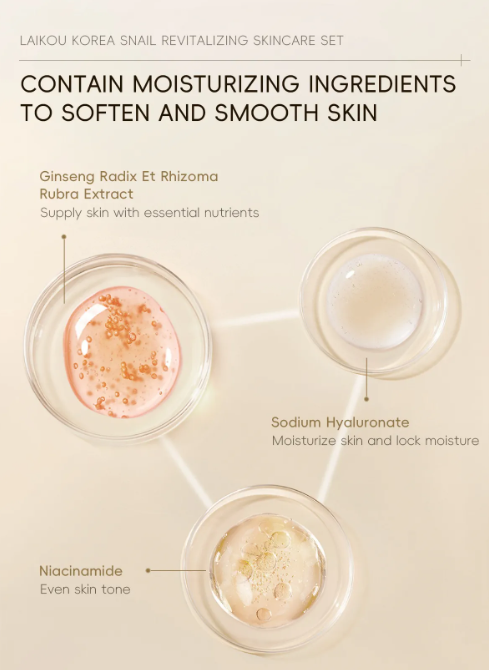 Snail Skin Care Five-piece Set Face