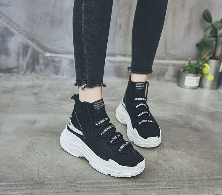 Socks Shoes, High-Top Sports Shoes, Sneakers