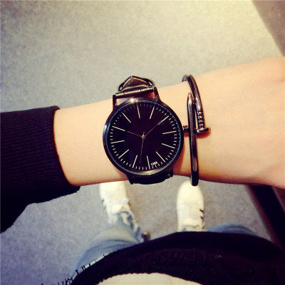 Vintage Leather Korean Style Quartz Couple Watches