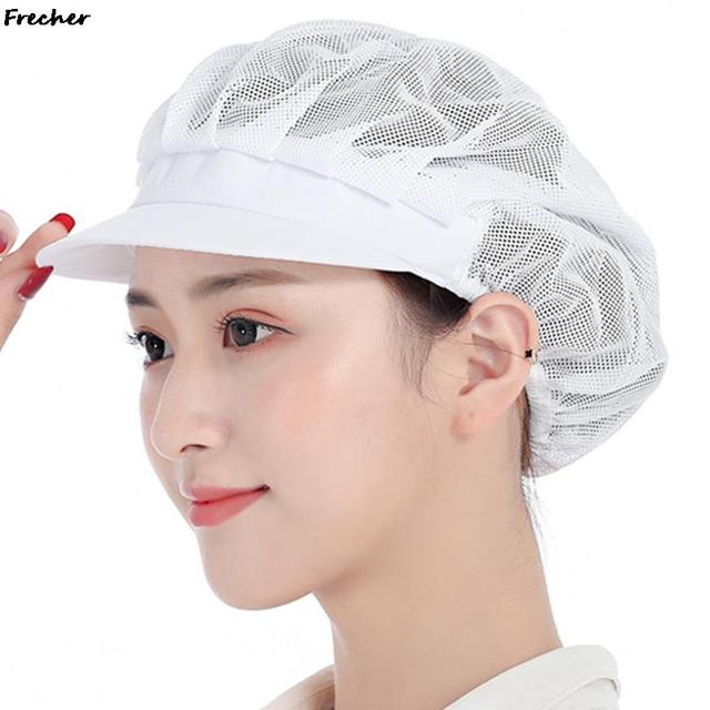 Breathable Mesh Working Hats for Food Service and Baking