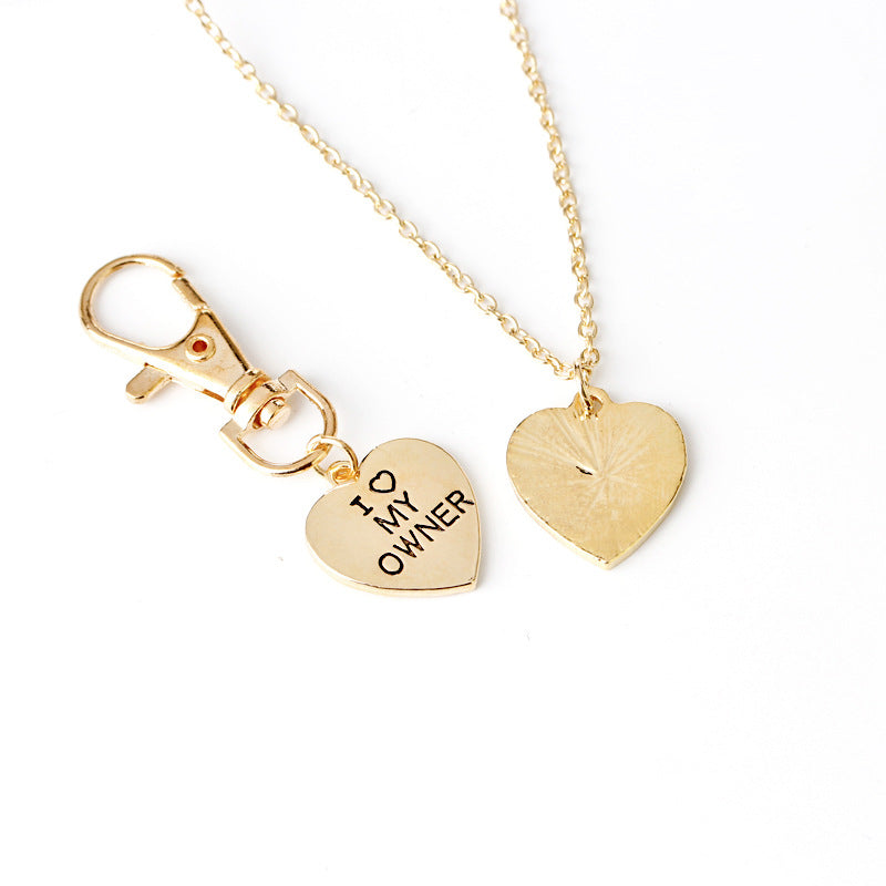Dog Bone Necklace and Heart Necklace for Pets