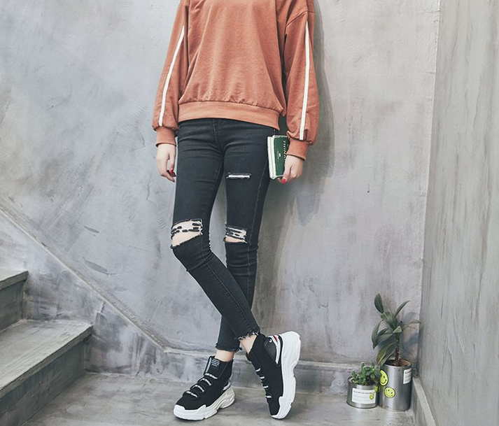Socks Shoes, High-Top Sports Shoes, Sneakers